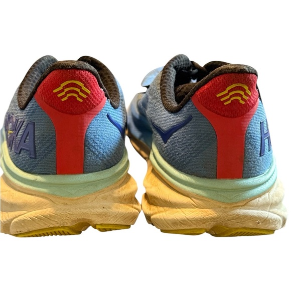 Hoka Blue and Yellow Running Shoes - Picture 3 of 7